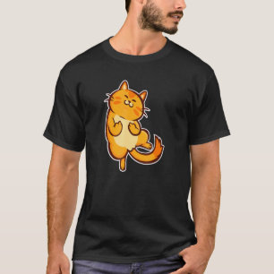 Camiseta Gato E Gatinho Fazendo Sinal Obsceno Com O Dedo Mé