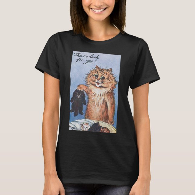 Camiseta Gato e Gatinhos, Louis Wain (Frente)