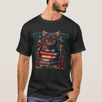 Camiseta Gato e Livrolólatra Livro Fãs de Livros e Gatos 2