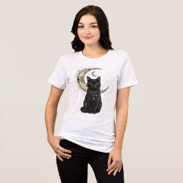 camiseta gato e lua