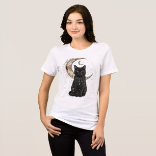camiseta gato e lua