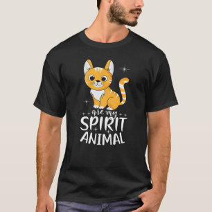 Camiseta Gato É Meu Animal Espírito Eu Miau Eu Gatinho Eu G
