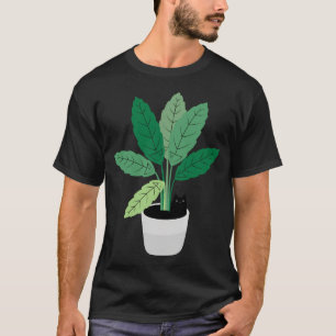 Camiseta Gato e Planta 28