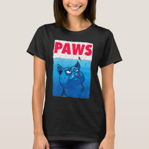 Camiseta Gato e Rato Paws Paródia de Gato Fofo Meo