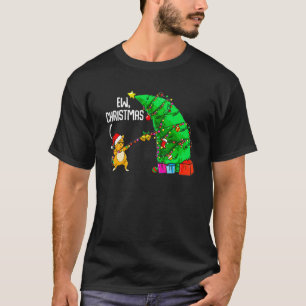 Camiseta Gato Eca Natal Gatos Sarcástico Anti Natal Ca