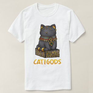 Camiseta Gato Egípcio Deus Bastet Cat são Deuses