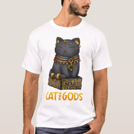 Camiseta Gato Egípcio Deus Bastet Cat são Deuses