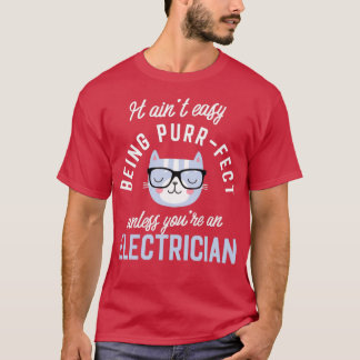 Camiseta Gato Elétrico Presente Não é fácil ser Pur