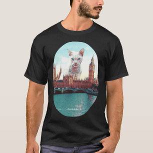 Camiseta Gato em Londres
