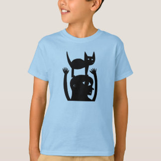Camiseta Gato em minha cabeça