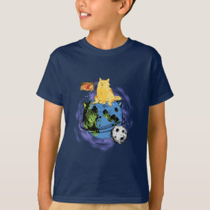 Camiseta Gato em Órbita do Menino