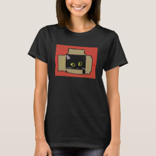 Camiseta Gato em uma caixa