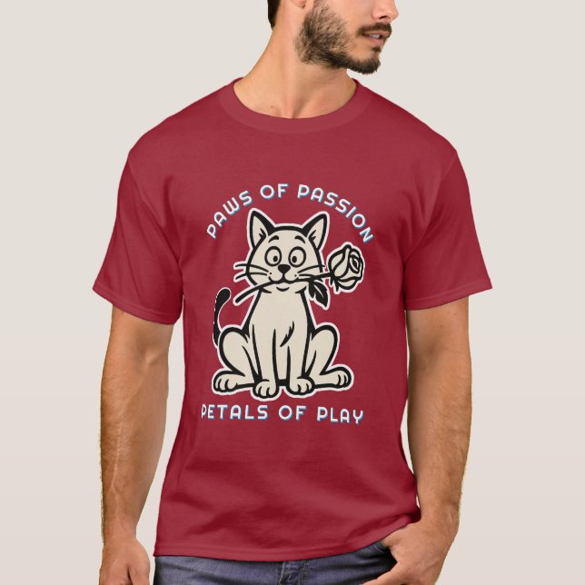Camiseta gato engraçado (Frente)
