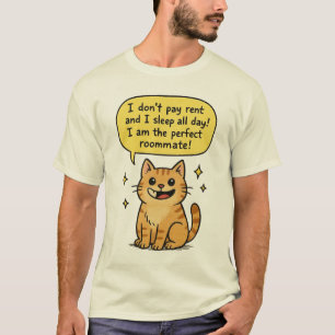 Camiseta Gato Engraçado