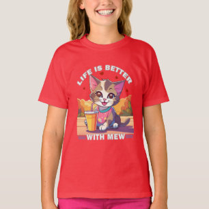 Camiseta gato engraçado