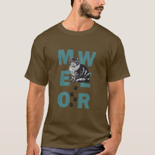 Camiseta gato engraçado