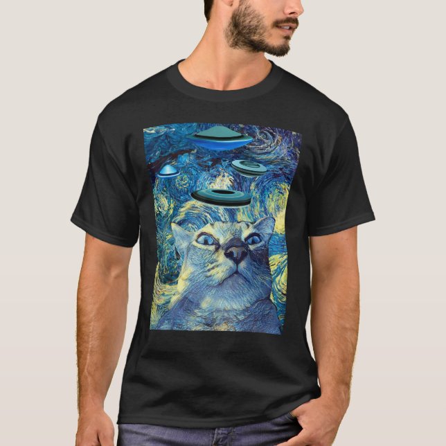 Camiseta gato engraçado (Frente)