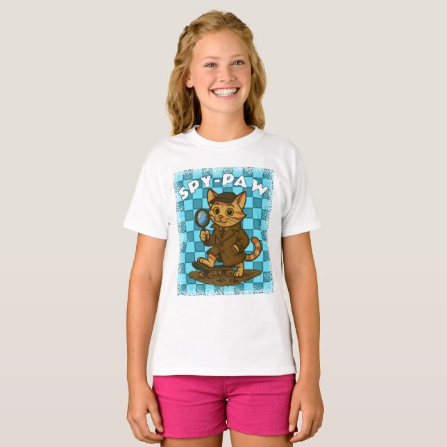 Camiseta gato engraçado (Frente Completa)