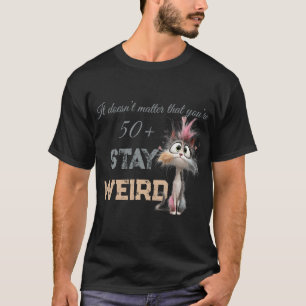 Camiseta Gato engraçado acima de 50 anos