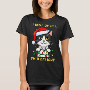 Camiseta Gato Engraçado Antes de Mais Nada Sou um Prazer Re
