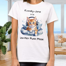 Camiseta Gato Engraçado Aquarela Humor Personalizado