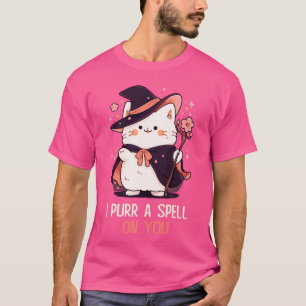 Camiseta Gato Engraçado Bruxa Espelha Homens Crianças Mulhe