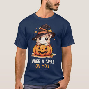 Camiseta Gato Engraçado Bruxa Espelha Homens Crianças Mulhe