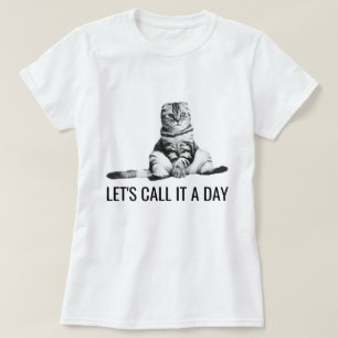 Camiseta Gato engraçado customizável