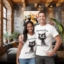 Gato Engraçado de Esboço – Texto Editável Gato da 