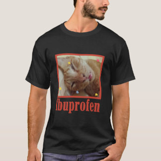 Camiseta Gato engraçado de Ibuprofeno Gato hilário Presente