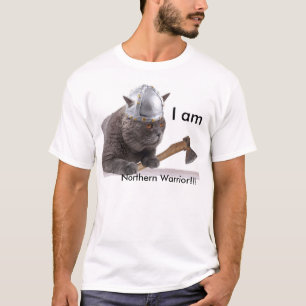 Camiseta Gato engraçado de Viking