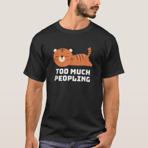 Camiseta Gato Engraçado Dormindo Demasiado Dormindo Sapo Sa