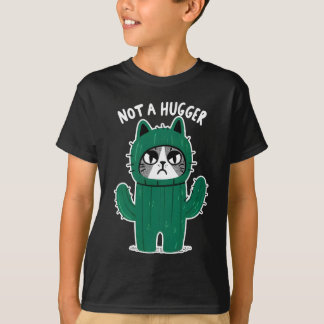 Camiseta Gato Engraçado E Engraçado, Não Um Menino E Menina