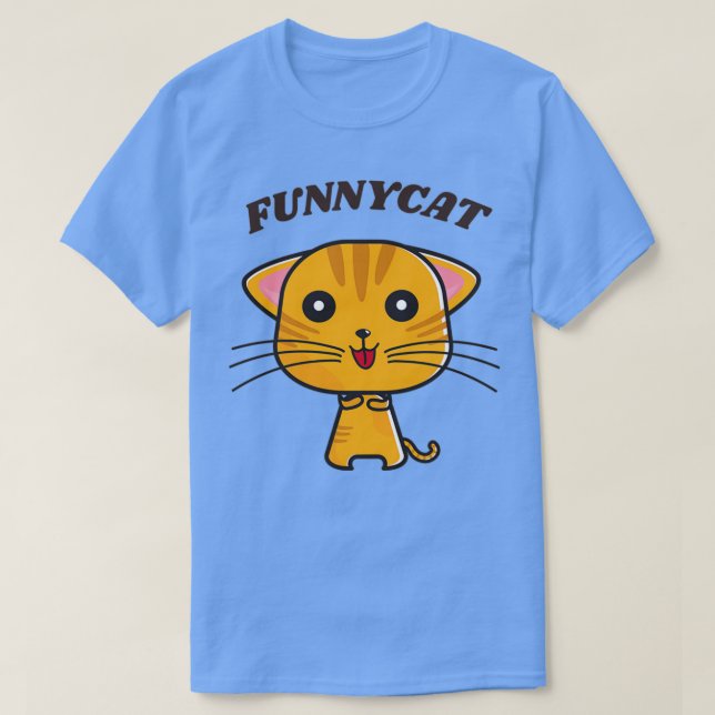 Camiseta gato engraçado Essential TShirt 1 (Frente do Design)