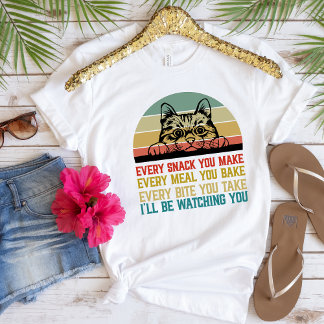 Camiseta Gato Engraçado Estarei Vendo Você