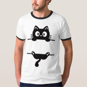 Camiseta Gato Engraçado - Estilo Casual Legal
