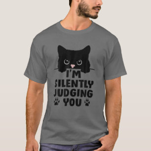 Camiseta Gato Engraçado, estou te julgando