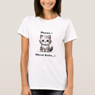Camiseta Gato Engraçado Gato de Natal Humor