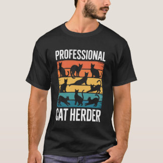 Camiseta Gato Engraçado para Líder de Equipe do Gerente de