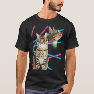 Camiseta Gato engraçado retrô humor dos anos 80