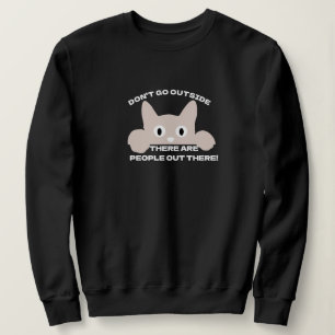 Camiseta Gato Engraçado - Slogan de Gato Pessoas!