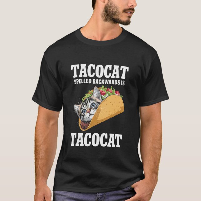 Camiseta Gato engraçado Tacocat (Frente)