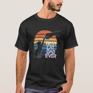 Camiseta Gato Engraçado Vintage Retro Papai Soco Punho Melh