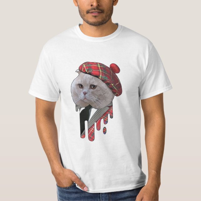 Camiseta Gato escocês (Frente)
