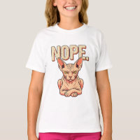 Gato Esfinge Irritado Humor Vintage Engraçado NÃO