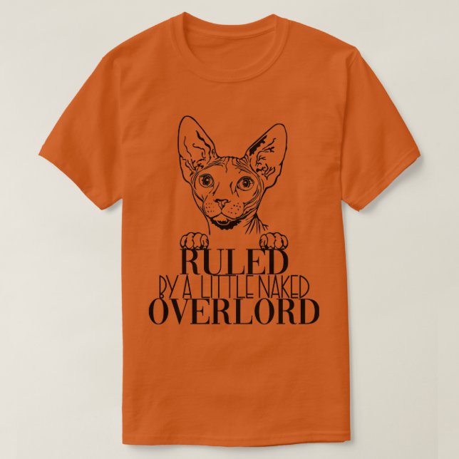 Camiseta Gato Esfinge Overlord Dark Gatos 1 (Frente do Design)