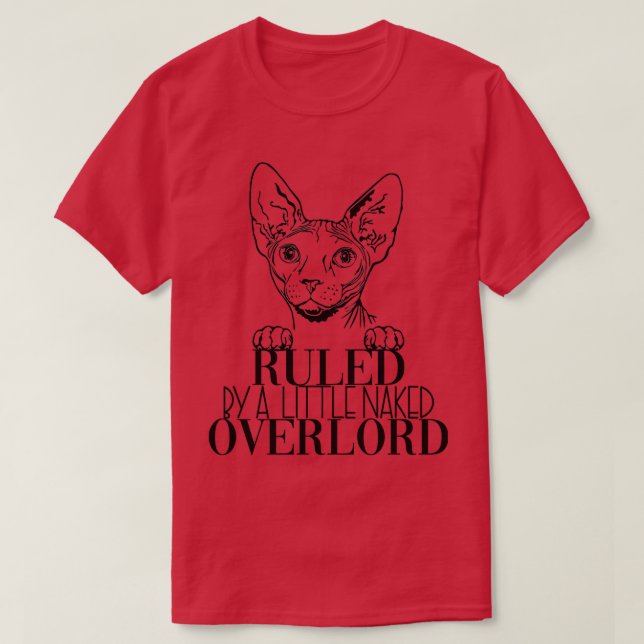 Camiseta Gato Esfinge Overlord Dark Gatos 1 (Frente do Design)