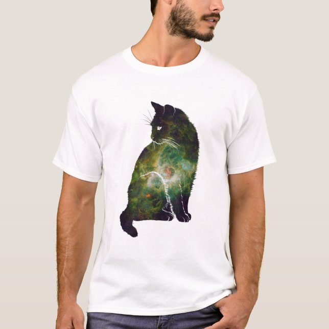 Camiseta Gato Espacial (Frente)