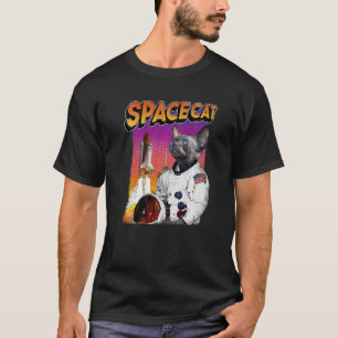 Camiseta Gato Espacial Astronauta Gato Meme Catstronaut Esp