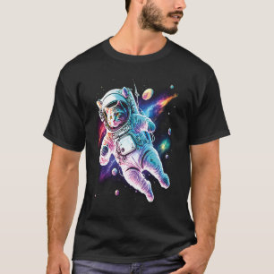 Camiseta Gato Espacial Cósmico Astronauta Catstronaut Gato